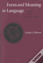 Form And Meaning In Language