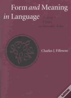 Capa do artigo Form And Meaning In Language