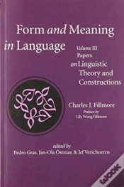 Capa do artigo Form And Meaning In Language, Volume Iii Â€“ Papers On Linguistic Theory And Constructions