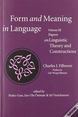 Capa do artigo Form And Meaning In Language, Volume Iii Â€“ Papers On Linguistic Theory And Constructions