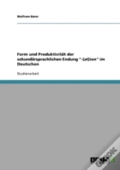 Form Und Produktivit T Der Sekund Rsprac