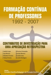 Capa do artigo Formação Contínua de Professores 1992 - 2007