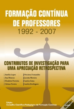 Capa do artigo Formação Contínua de Professores 1992 - 2007