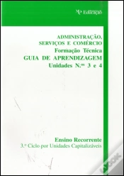 Capa do artigo Formação Técnica Administração, Serviços e Comércio - Unidades 3 e 4 - 2572