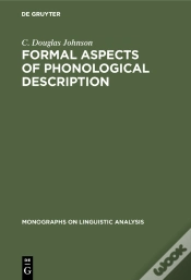 Capa do artigo Formal Aspects Of Phonological Description