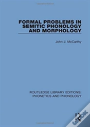 Capa do artigo Formal Problems In Semitic Phonology And Morphology