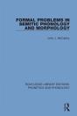 Formal Problems In Semitic Phonology And Morphology - Preview