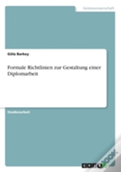 Capa do artigo Formale Richtlinien Zur Gestaltung Einer Diplomarbeit