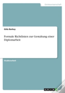Capa do artigo Formale Richtlinien Zur Gestaltung Einer Diplomarbeit