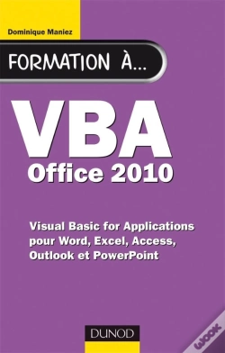 Capa do artigo Formation À Vba Office 2010 ; Pour Word, Excel, Access, Outlook Et Powerpoint