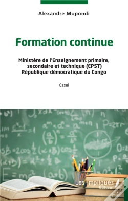 Capa do artigo Formation Continue : Ministère De L'Enseignement Primaire, Secondaire Et Technique (Epst) République Démocratique Du Congo - Essai