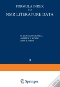 Capa do artigo Formula Index To Nmr Literature Data: Volume 2: 1961 1962 References