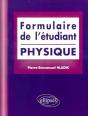 Formulaire De L'Étudiant (Physique) - Preview