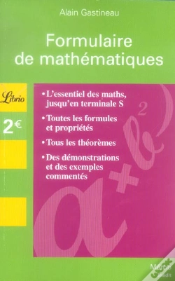 Capa do artigo Formulaire De Mathematiques