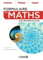 Formulaire De Maths : Avec Résumes De Cours ; Licence, Prépas, Capes - Preview