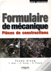 Formulaire De Mécanique ; Pièces De Constructions