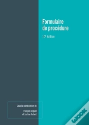 Capa do artigo Formulaire De Procédure 2025 (10e Édition)