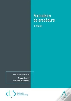 Capa do artigo Formulaire De Procédure (Édition 2022)