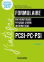 Formulaire ; Mathématiques, Physique-Chimie, Informatique ; Pcsi-Pc-Psi (8e Édition) - Preview