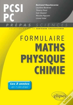 Capa do artigo Formulaire Mathematiques Physique Chimie Sii Pcsi/Pc
