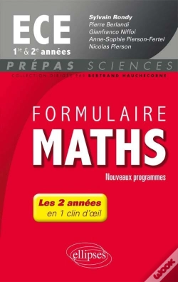 Capa do artigo Formulaire Maths Ece 1re Et 2e Annees Nouveaux Programmes 2013-2014