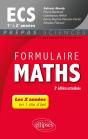 Formulaire Maths Ecs 1re Et 2e Annees 3e Edition Actualisee - Preview