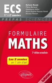 Formulaire Maths Ecs 1re Et 2e Annees 3e Edition Actualisee