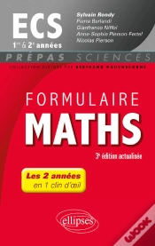 Capa do artigo Formulaire Maths Ecs 1re Et 2e Années - 3e Édition Actualisée