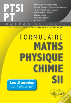 Capa do artigo Formulaire Ptsi/Pt Maths -Physique-Chimie - Sii