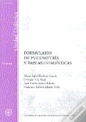 Capa do artigo Formulario De Psicometr¡A Y Tablas Estad¡Sticas
