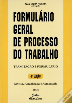 Capa do artigo Formulário Geral de Processo de Trabalho