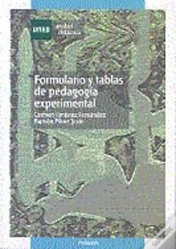 Capa do artigo Formulario Y Tablas De Pedagog¡A Experimental