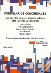 Capa do artigo Formularios Concursales. Los Escritos De Parte Imprescindibles Para La Práctica Concursal.