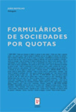 Capa do artigo Formulários de Sociedades por Quotas