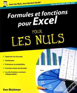 Capa do artigo Formules Et Fonctions Pour Excel 2013 Pour Les Nuls