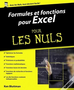 Capa do artigo Formules Et Fonctions Pour Excel Pour Les Nuls ; Versions 2010, 2013 Et 2016