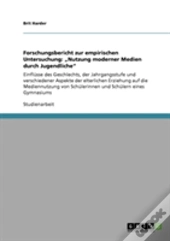 Forschungsbericht Zur Empirischen Untersuchung