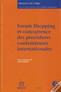 Capa do artigo Forum Shopping Et Concurrence Des Procedures Contentieuses Internationales