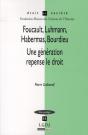 Foucault, Luhmann, Habermas, Bourdieu ; Une Génération Repense Le Droit - Preview