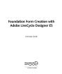 Foundation Form Creation With Adobe Livecycle Designer Es - Preview