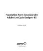 Foundation Form Creation With Adobe Livecycle Designer Es - Preview