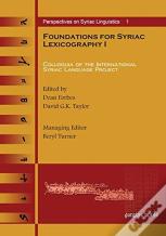 Foundations For Syriac Lexicography I