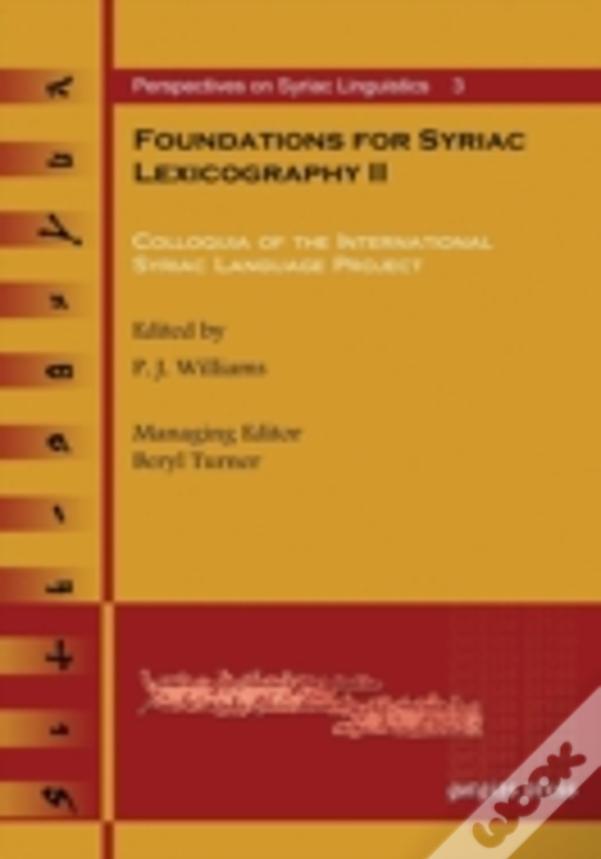 Foundations For Syriac Lexicography Ii