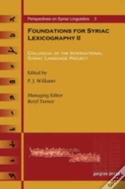 Capa do artigo Foundations For Syriac Lexicography Ii