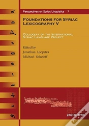 Capa do artigo Foundations For Syriac Lexicography V