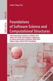 Foundations Of Software Science & Comput