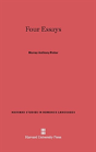 Four Essays - Preview