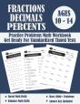 Fractions, Decimals And Percents Timed Tests Math Workbook - Preview
