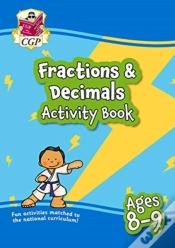 Capa do artigo Fractions & Decimals Maths Activity Book For Ages 8-9 (Year 4)