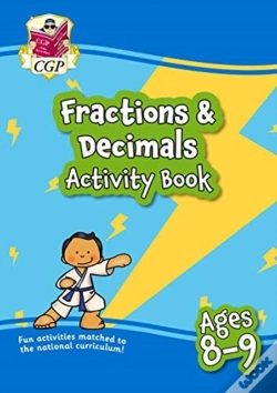 Capa do artigo Fractions & Decimals Maths Activity Book For Ages 8-9 (Year 4)